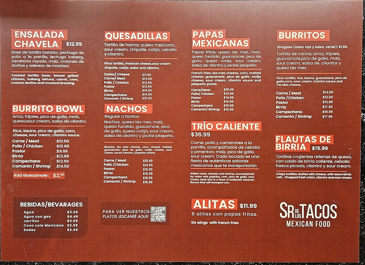 Mr Cachapa Wynwood Menu - Image 1